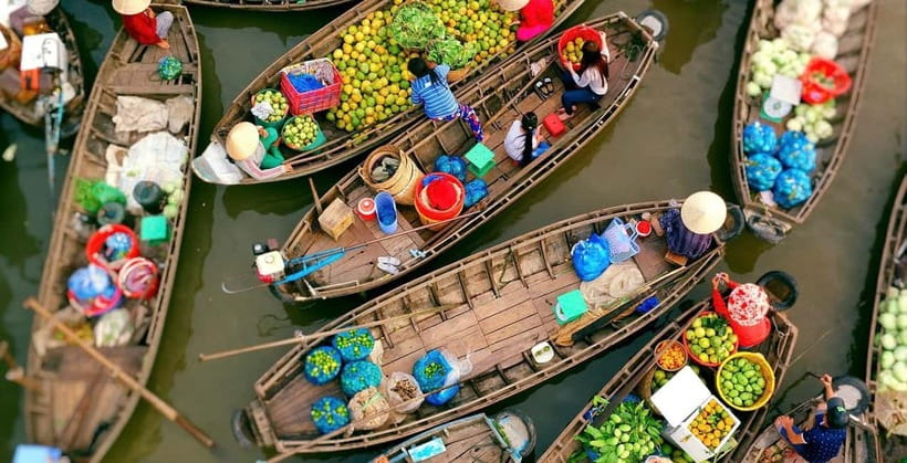 HCM: 2-Day Mekong Floating Market with Cooking & Bike Ride - Making Bánh Xèo or Bánh Khọt