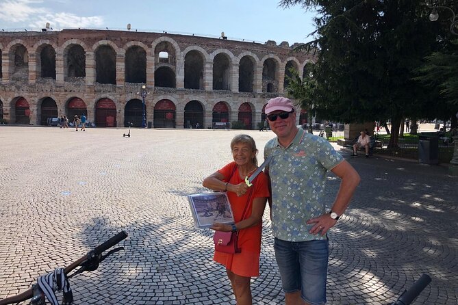 Highlights and hidden gems Verona Bike Tour - The Scaliger Bridge and San Zeno
