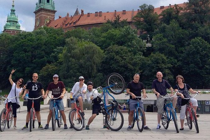 Highlights of Krakow Bike Tour - Small group - Wawel Castle, the river, and the Dragon