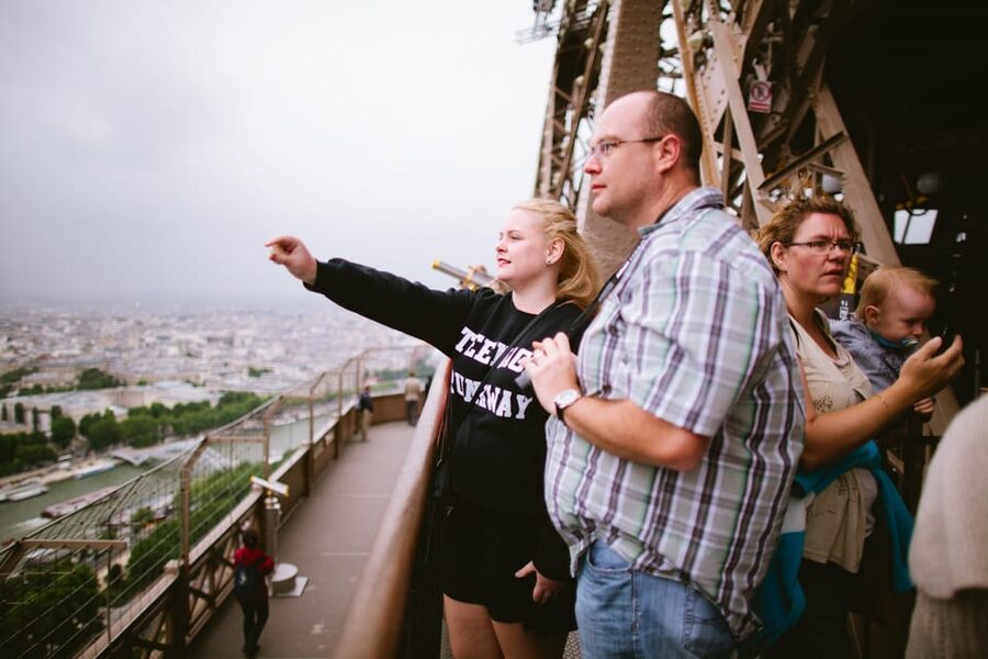 Highlights of Paris Bike Tour in English or Dutch - The Eiffel Tower finish