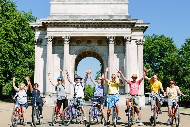 Highlights of Royal London Bike Tour including Hyde Park - From Mepham Street to the Houses of Parliament