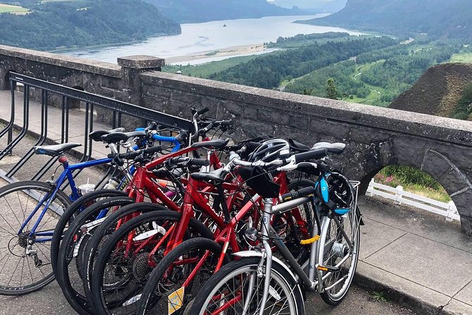 Hike and Bike Tour to Columbia River Gorge Waterfalls - Vista House, Chanticleer Point, or Multnomah Falls