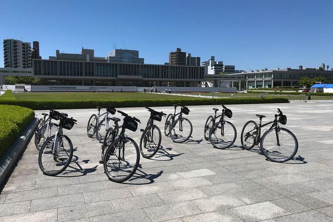 Hiroshima in a Nutshell: Morning Bike Adventure - Peace Memorial Park: a quiet start