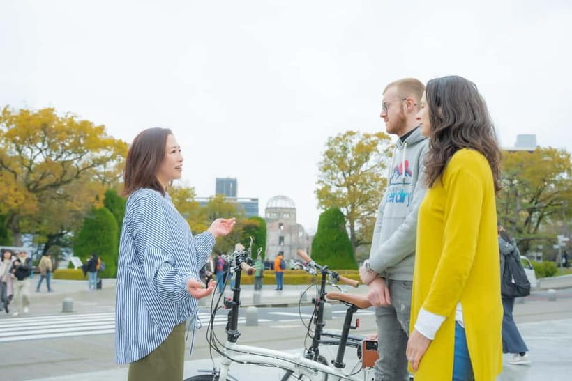 Hiroshima: Peace Cycling Tour with Local Guide - What makes the guides important