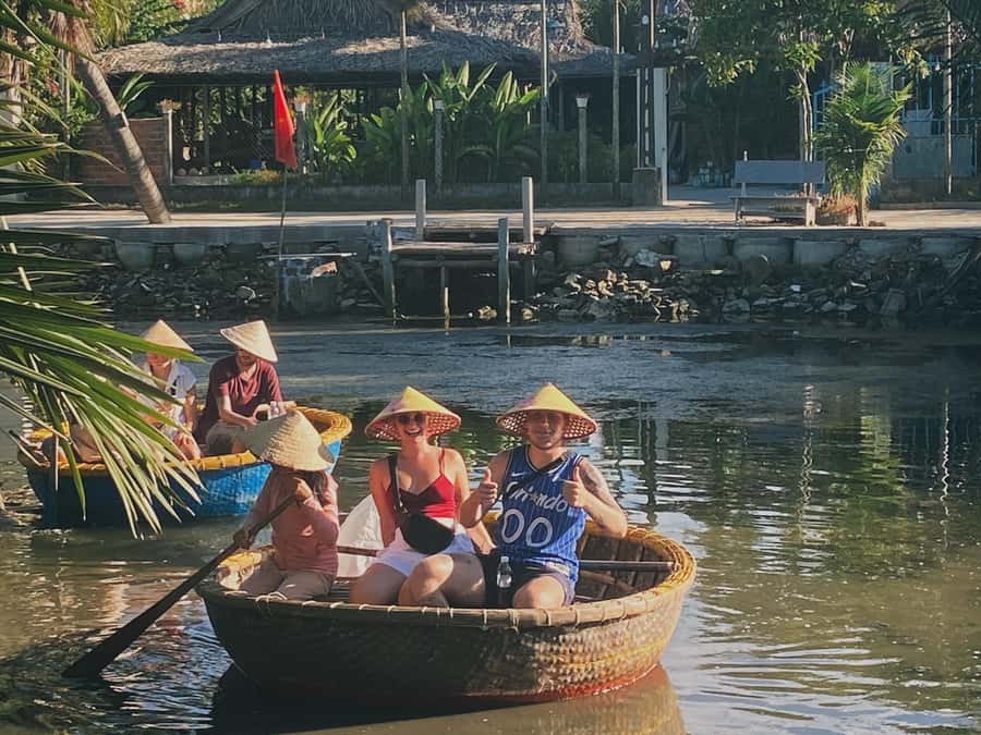 Hoi An Countryside Bike Tour- Tra Que Village & Basket Boat - Cam Thanh and the bamboo basket boat