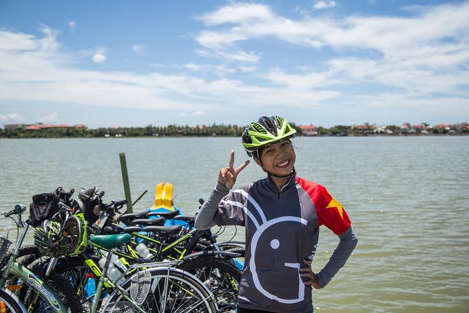 Hoi An: Morning Countryside Tour by Bike - Crossing toward Cẩm Kim’s quieter roads