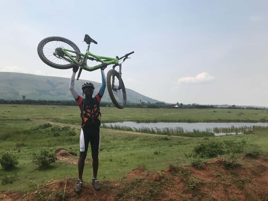 Kampala: Lake Victoria Island Cycling Tour - The boat from Ggaba to the riding trails