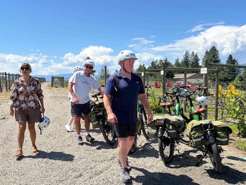 Kelowna: E-Bike Guided Wine Tour with Lunch & Tastings - Meadow Vista Honey Wines and the farm-to-table lunch