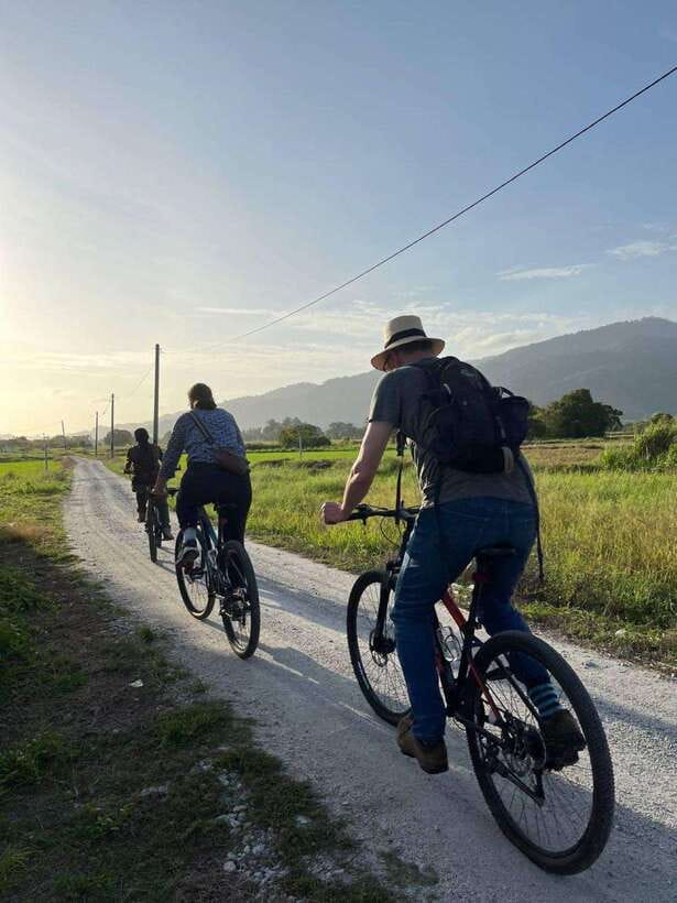 Langkawi: Countryside Bike Tour, Waterfall Swim & Dessert - Country roads, rice fields, and everyday Langkawi