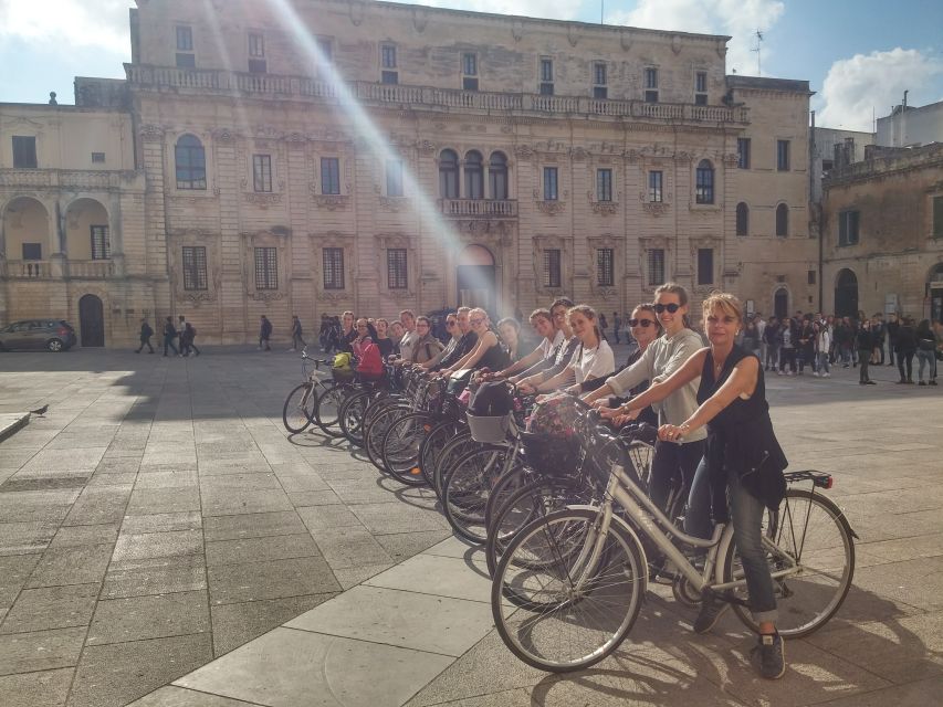 Lecce: City Highlights Guided Tour by Bike - Piazza Sant’Oronzo and the Roman amphitheater