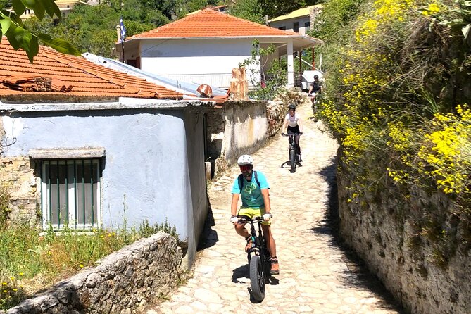 Lefkada: Mountain Gems Electric Fat Bicycle Tour & Tasting - Starting in Karya with George and the electric bikes