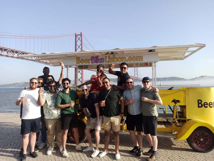 Lisbon: 1-Hour Beer, Sangria or Wine Bike Sightseeing Tour - What this beer bike tour is really like