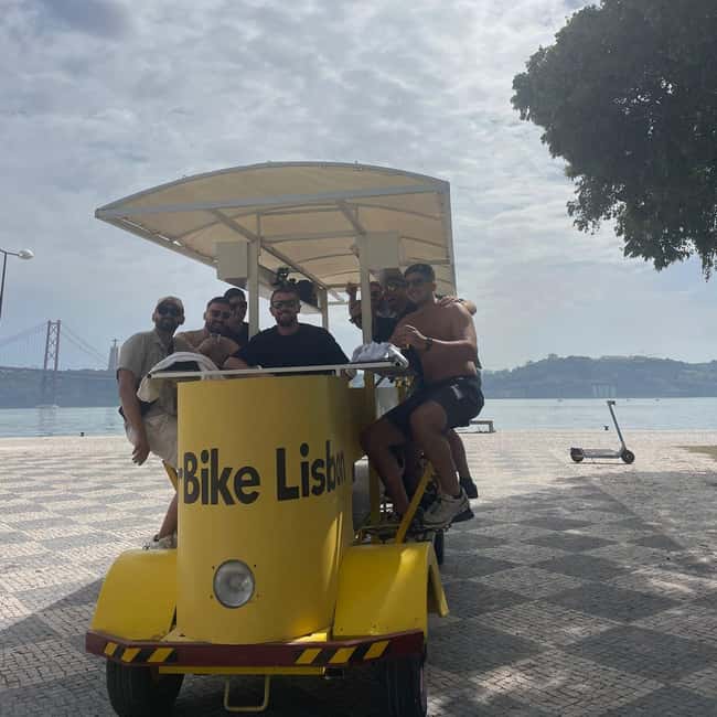 Lisbon: 1-Hour Beer, Sangria or Wine Bike Sightseeing Tour - Belém sights add more than just a party backdrop