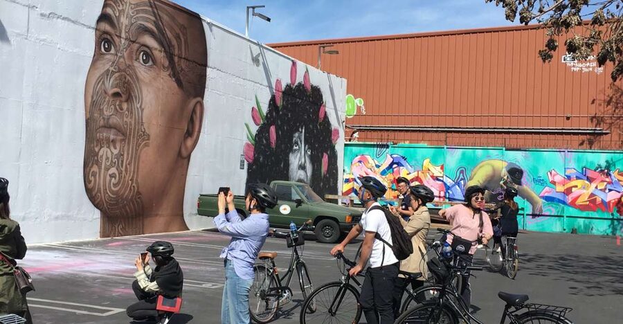 Los Angeles: Arts District Bike Tour & Urban Adventure - Through Little Tokyo toward the Arts District