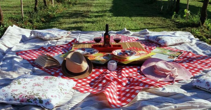 Lucca: Picnic Lunch at a Vineyard by Bike - Riding beside the Serchio River