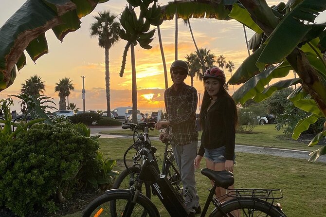 Luxury Guided Electric Bike Tour to Downtown Encinitas - Swami’s Beach brings palms, surf, and time to explore