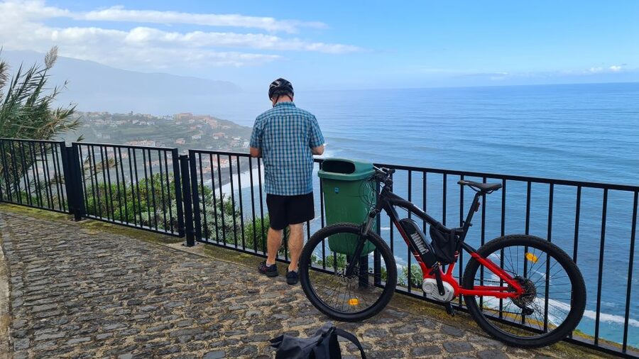 Madeira: Guided E-bike Tour of the North Coast - Arco de São Jorge and the View Toward Porto Moniz