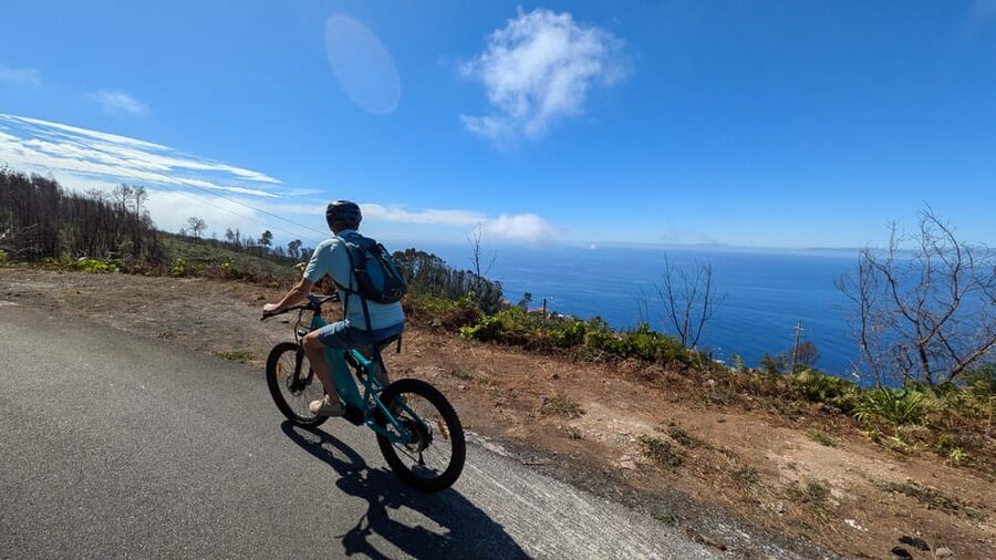 Madeira West coast: Guided Sightseeing E-Bike Tour - Forest roads and the valley at Lombada dos Marinheiros