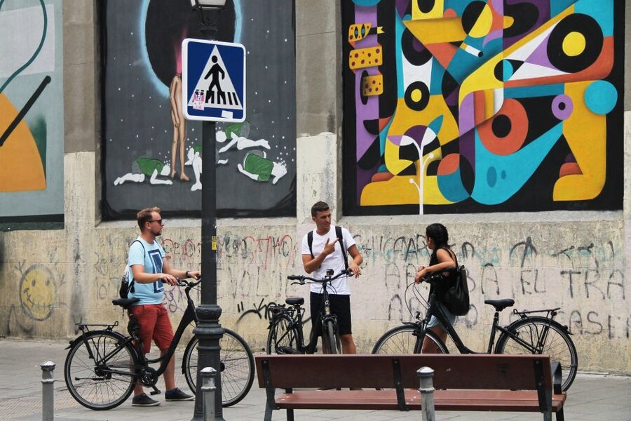 Madrid: Street Art Bike Tour - Alonso Martínez and Boa Mistura