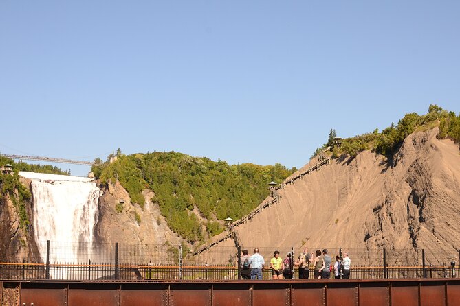 Magnificent Montmorency Falls E-Bike Tour - Arriving at Montmorency Falls