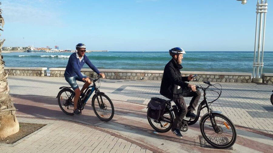 Málaga E-Bike Tour with Full Day Rental - Gibralfaro Hill and the city views