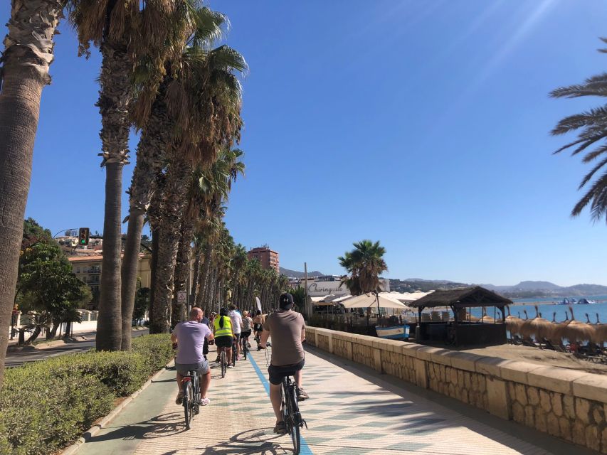 Malaga: Guided E-Bike Tour - Riding up through Gibralfaro forest