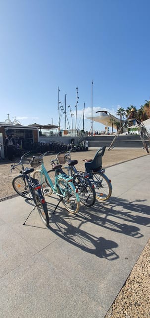 Malaga: Private Bike Rental - From the port to La Malagueta beach