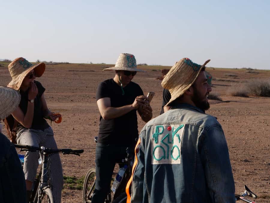 Marrakech: Cycling Tour in Palm Groove with Local Breakfast - Meeting at Pikala Bikes and getting onto the route
