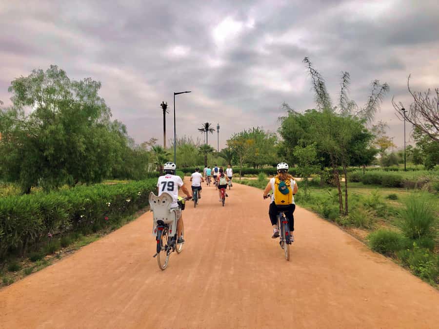 Marrakech:Guided City Cycling Tour - Culture, Colors & Charm - A mint tea break in a Medina café