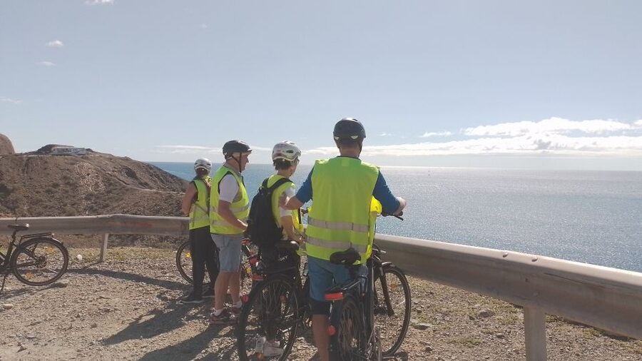 Maspalomas: Southern Coast E-Bike Tour Option Tapas Tasting - Maspalomas Dunes and the edge of the desert