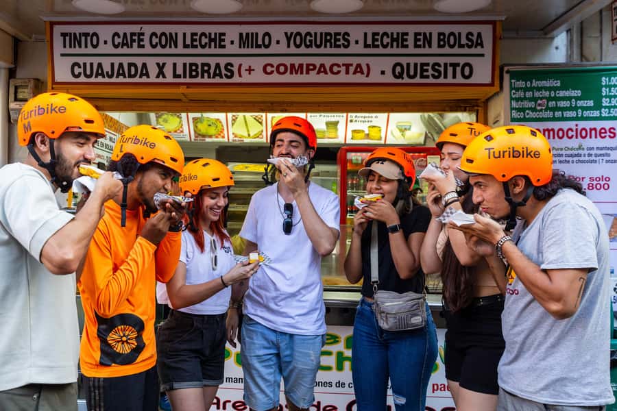 Medellín: E-bike and Foodie Tour - Starting at Turibike on an industrial street