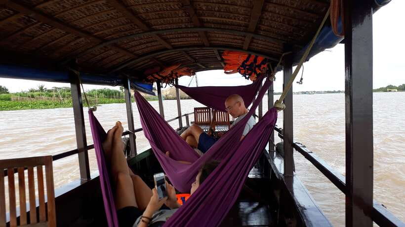 Mekong Day Tour by Car:Cai Be market, Local Island & Cycling - Coconut candy, honey tea, and a taste of local work