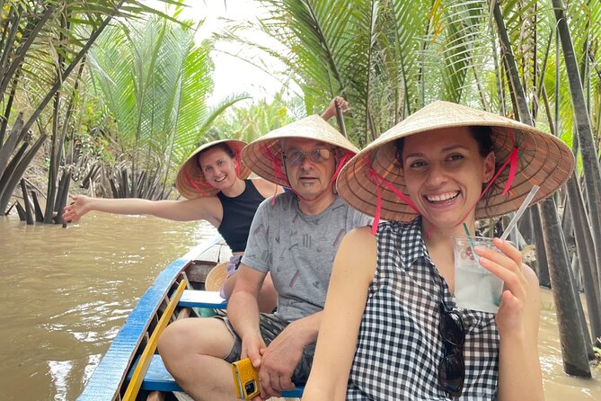 Mekong Delta Nature Cano-Kayak-Cycling & Fishing Private Day Trip - Cycling past rice fields to Xom Trau Pagoda