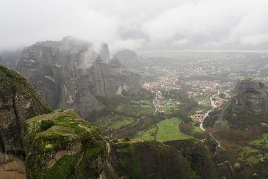 Meteora Electric Bike Tour - The six functioning monasteries from the road