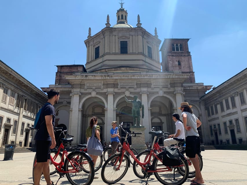 Milan: City Highlights Bike Tour - Santa Maria delle Grazie offers an important outside stop