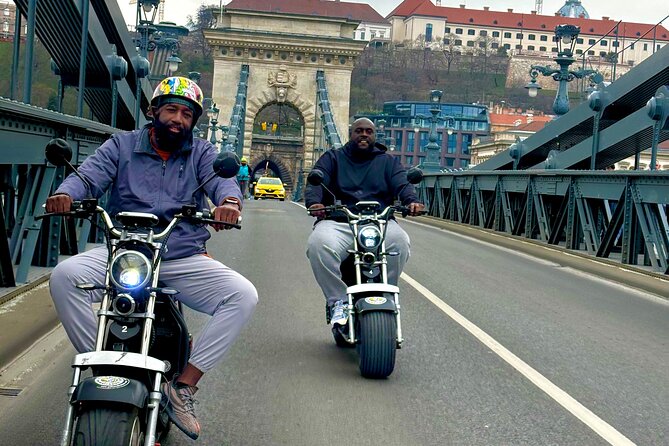 Monster Bike Sightseeing Tour – City Budapest on Electric Rollers - Clark Adam Square and the engineering story of Castle Hill