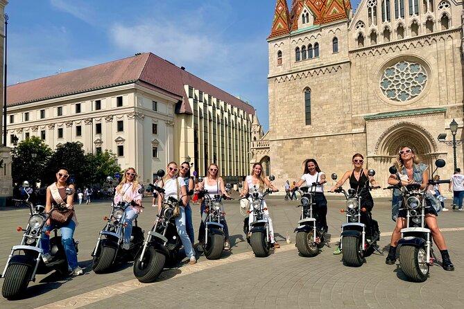 Monster Bike Sightseeing Tour – City Budapest on Electric Rollers - Fisherman’s Bastion and the best photo pause