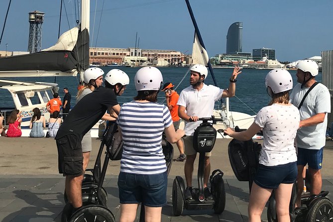 Montjuic Panoramic Segway/e-Bike Tour - Climbing toward Montjuïc’s gardens and castle