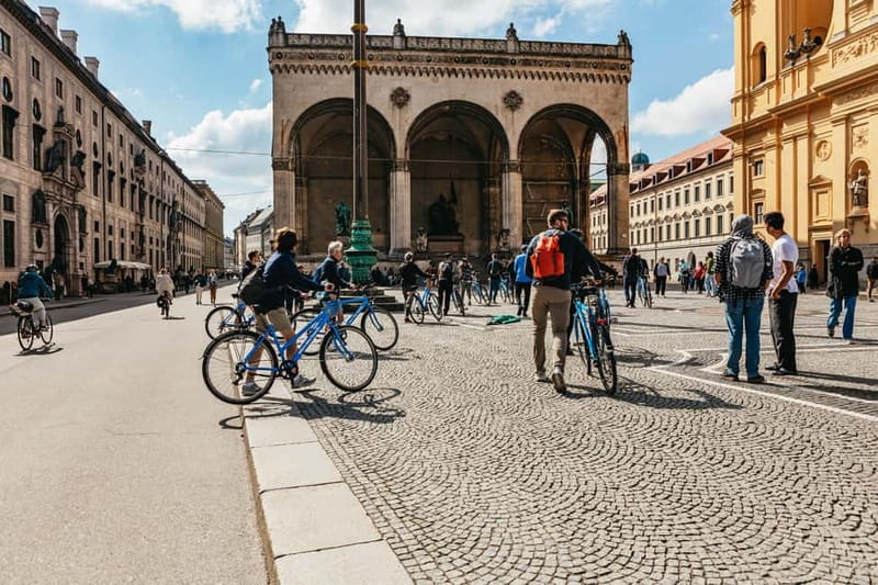 Munich: Guided City Tour by Bike with Beer Garden Stop - Riding into the English Garden