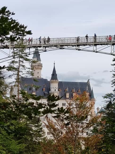 Munich: Neuschwanstein Castle by Bus with Alpine Bike Ride - Marys Bridge and the best castle view