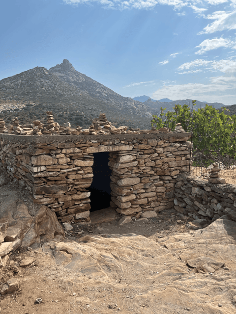 Naxos: Private E-Bike Tour with Farm Lunch - Lunch at a traditional tavern