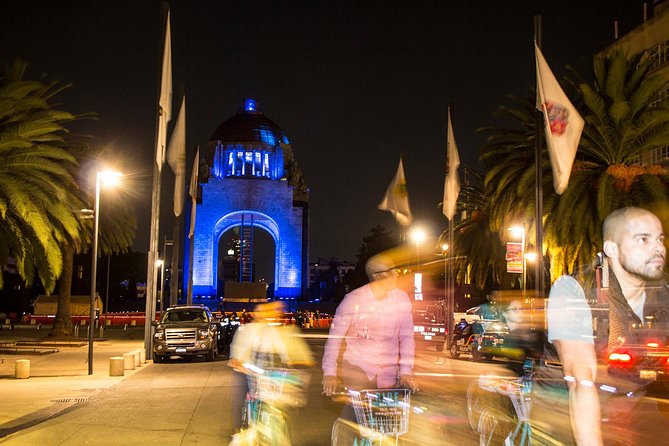Neon Bike Party - Private Bike Tour - Riding Through Centro Histórico