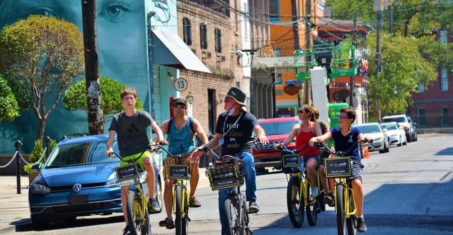 New Orleans: Buzz the Crescent Guided Bike Tour - Starting near Bourbon Street on Dauphine Street