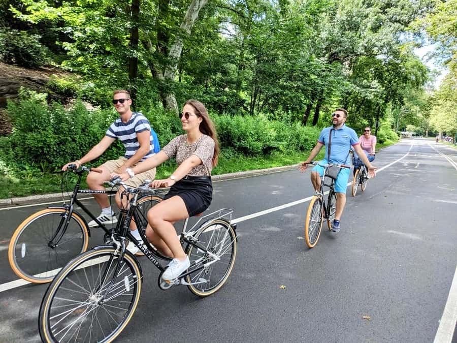 New York City: Best of Central Park Bike Tour - Bethesda Terrace and Fountain: the grand central stop