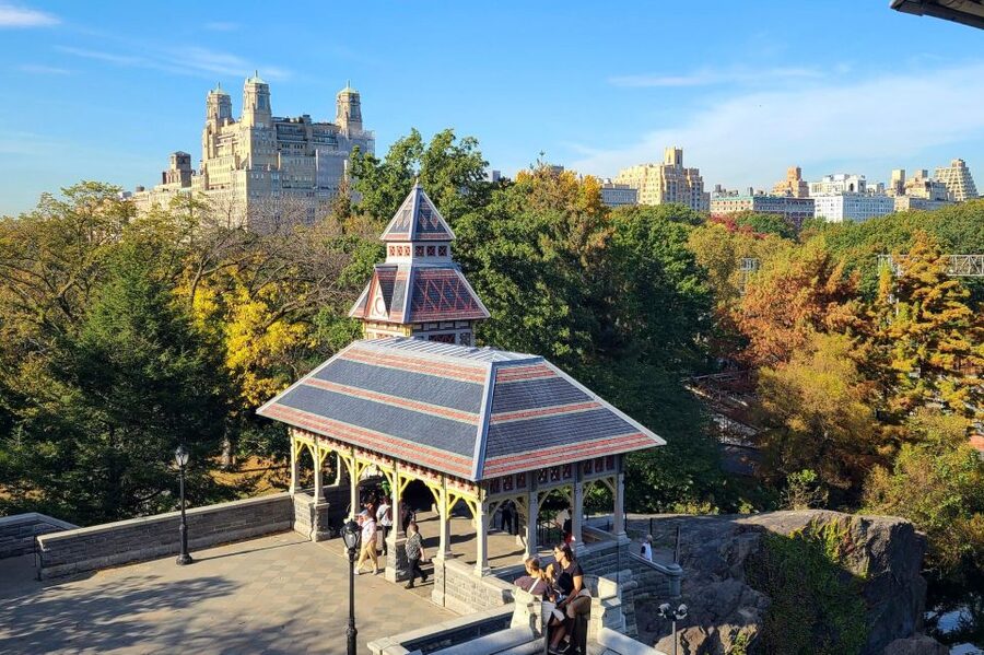 New York City: Highlights of Central Park Bike or eBike Tour - Bethesda Terrace and Bethesda Fountain