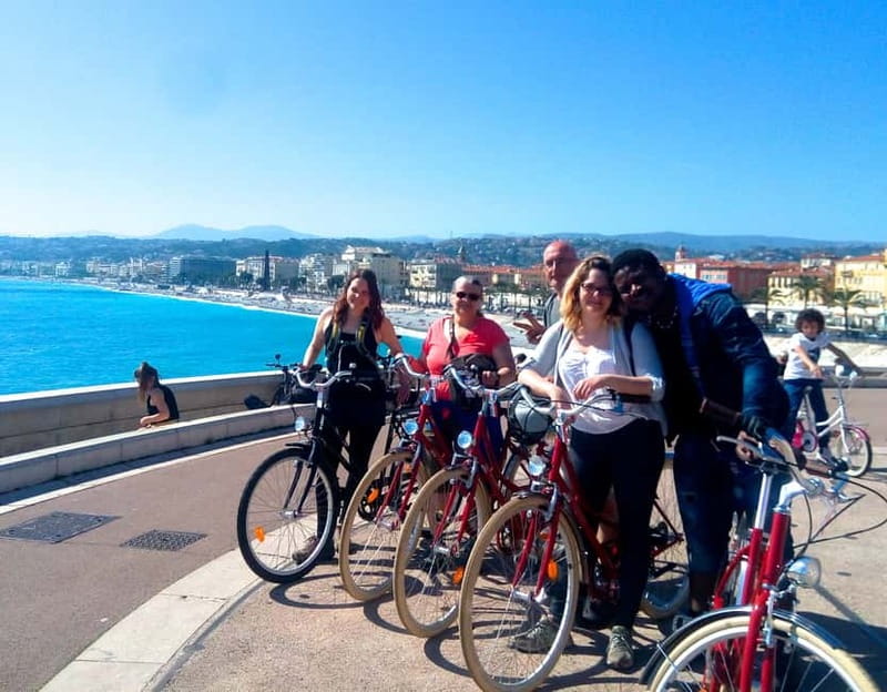Nice 3Hrs by EBike: Essentials Oldest Districts & Panoramas - The Promenade des Anglais and the Mediterranean edge