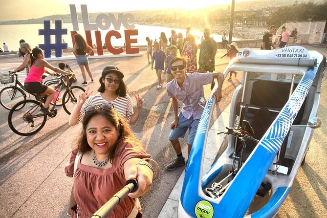 Nice: private guided Tour by electric taxi bike - Why an electric taxi bike works so well in Nice