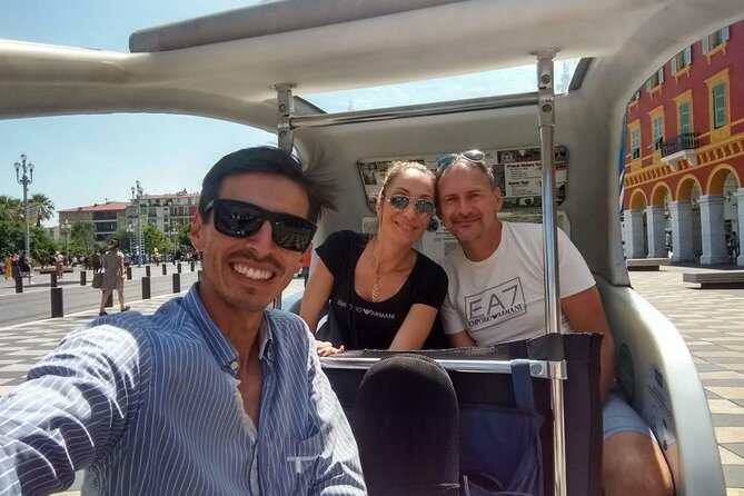 Nice: private guided Tour by electric taxi bike - The guides make the difference