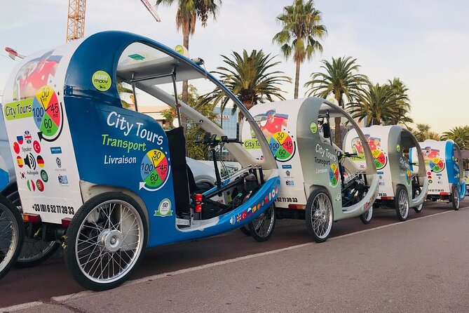 Nice: private guided Tour by electric taxi bike - What the photo-stop promise means in practice