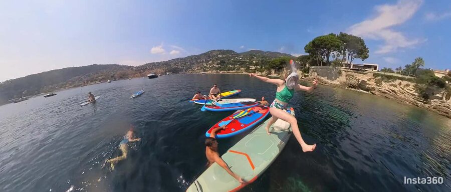 Nice: Villefranche-sur-Mer E-Bike and Paddleboard Tour - Meeting at 7 Avenue Villermont